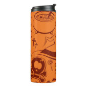 Halloween patroon thermosbeker (Gedraaid links)