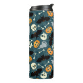 Halloween patroon thermosbeker (Gedraaid links)