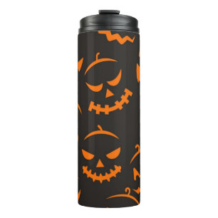 Halloween patroon thermosbeker