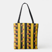 halloween patroon tote bag (Achterkant)