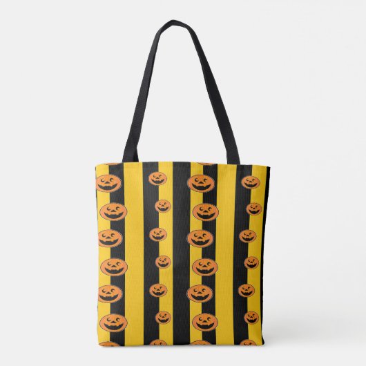 halloween patroon tote bag (Achterkant)