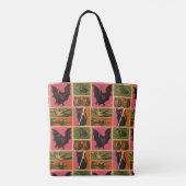  Halloween Patroon Tote Bag (Achterkant)