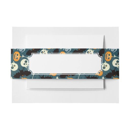 Halloween patroon uitnodigingen wikkel (Voorkant Voorbeeld)