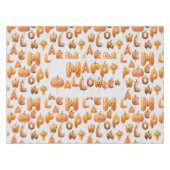 Halloween patroon van ballonnen tafelkleed (Voorkant (Horizontaal))