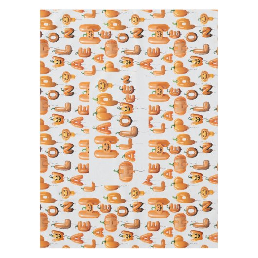 Halloween patroon van ballonnen tafelkleed (Voorkant)