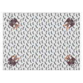 Halloween patroon van de kudde van vampier vleermu tafelkleed (Voorkant (Horizontaal))