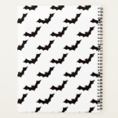 Halloween, Patroon van Vleermuizen, Trick Or Treat Planner (Achterkant)