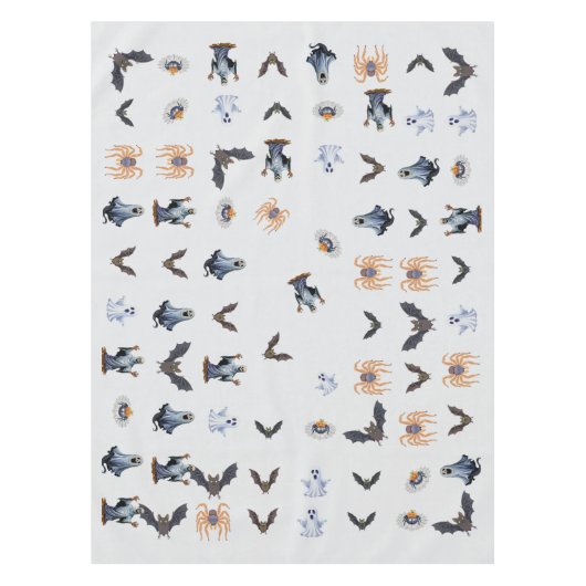 Halloween patroon van wezens tafelkleed (Voorkant)