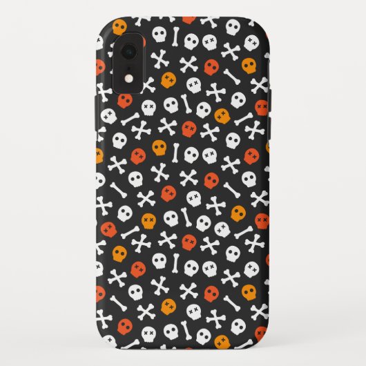 Halloween Patroon voor schedels en Botten Case-Mate iPhone Case (Achterkant)