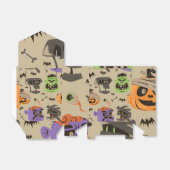 Halloween  Patroon voor Vor Box Bedankdoosjes (Uitgevouwen)