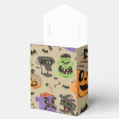Halloween  Patroon voor Vor Box Bedankdoosjes (Geopend)
