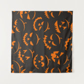 Halloween patroon wandkleed (Voorkant (horizontaal))