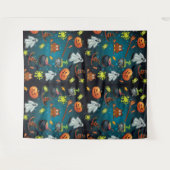 Halloween patroon wandkleed (Voorkant (horizontaal))