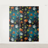 Halloween patroon wandkleed (Voorkant)