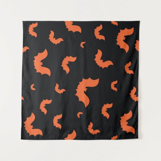 Halloween patroon wandkleed (Voorkant (horizontaal))