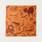 Halloween patroon wandkleed (Voorkant)