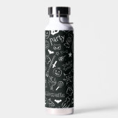 Halloween Patroon Waterfles (Links)