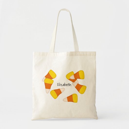 Halloween patroon willekeurige snoepstukken tote bag (Voorkant)