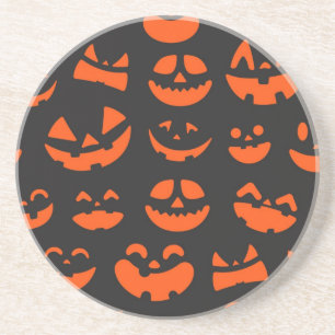 Halloween patroon zandsteen onderzetter