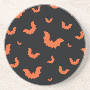 Halloween patroon zandsteen onderzetter