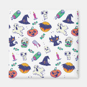 Halloween patroondecoratie magneet (Voorkant)