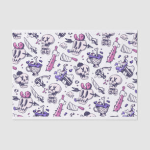 Halloween patroondecoratie tissuepapier