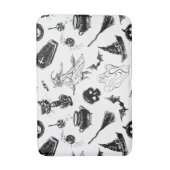 Halloween patroonontwerp badmat (Voorkant Verticaal)