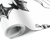 Halloween patroonontwerp cadeaupapier (Rol Hoek)