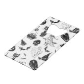 Halloween patroonontwerp creditkaart flessenopener (Voorkant Gekanteld)