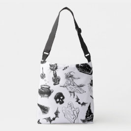 Halloween patroonontwerp crossbody tas