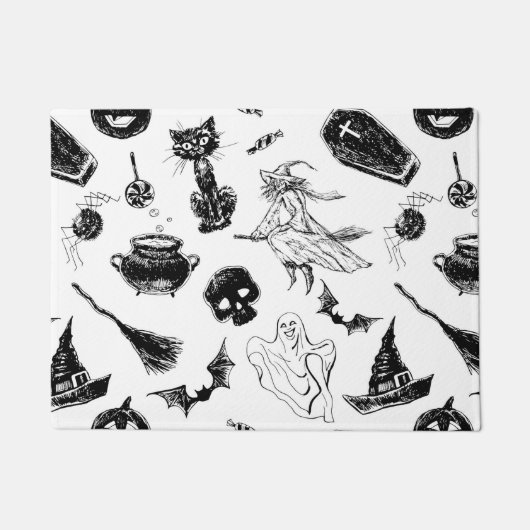 Halloween patroonontwerp deurmat (Voorkant)