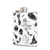 Halloween patroonontwerp heupfles (Links)