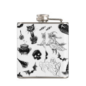 Halloween patroonontwerp heupfles (Achterkant)