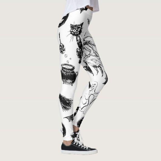 Halloween patroonontwerp leggings (Rechts)