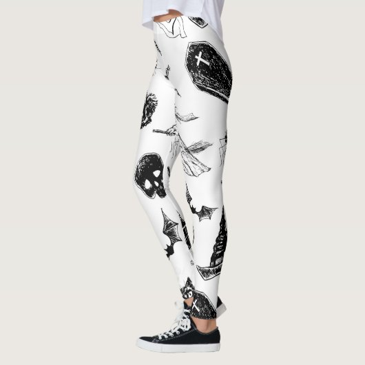 Halloween patroonontwerp leggings (Links)