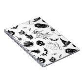 Halloween patroonontwerp notitieboek (Rechterzijde)