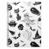 Halloween patroonontwerp notitieboek (Voorkant)