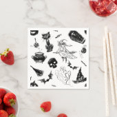 Halloween patroonontwerp servetten (Insitu)