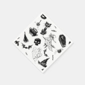 Halloween patroonontwerp servetten (Hoek)