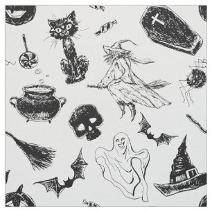 Halloween patroonontwerp stof