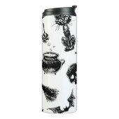 Halloween patroonontwerp thermosbeker (Gedraaid links)