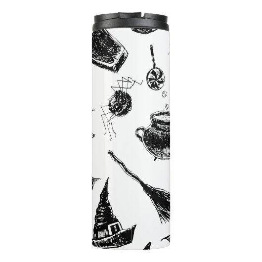 Halloween patroonontwerp thermosbeker (Achterkant)