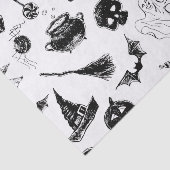 Halloween patroonontwerp tissuepapier (Detail)