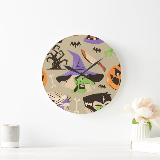 Halloween patroonvergrendeling grote klok (Huis)