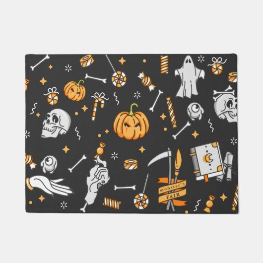 Halloween Pattern 2 Deurmat (Voorkant)