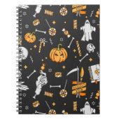 Halloween Pattern 2 Notitieboek (Voorkant)