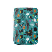 Halloween Pattern Badmat (Voorkant Verticaal)