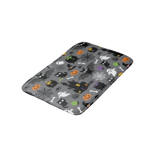 Halloween Pattern Badmat (Gekanteld)