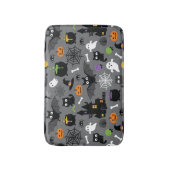 Halloween Pattern Badmat (Voorkant Verticaal)