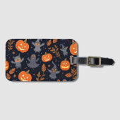 Halloween Pattern Bagagelabel (Voorkant (horizontaal))